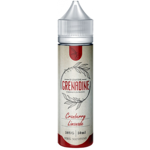 Le liquide cranberry limonade de la marque Grenadine est exclusivement disponible dans votre magasin de cigarettes électroniques JWELL centre commercial Eden à Servon (77).