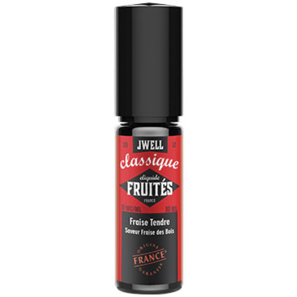 E-liquide Fraise Tendre de la gamme JWell Classique Fruité en vente dans votre boutique en ligne.