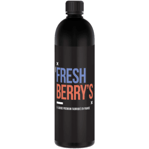 Disponible dans votre magasin JWELL, le Fresh Berry's est un liquide sans sucralose au bon goûts de baies fraiches.