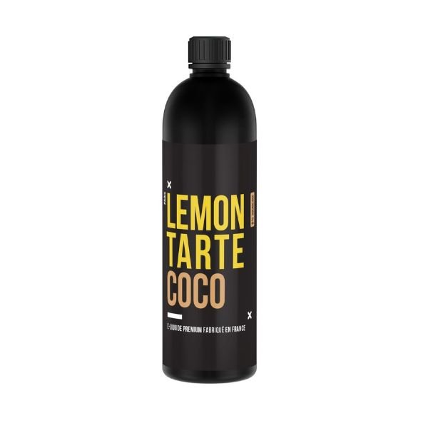 Vapez la douce saveur de la tarte citron-coco avec ce e-liquide Lemon Tarte Coco de la gamme Remix Jet de JWell.