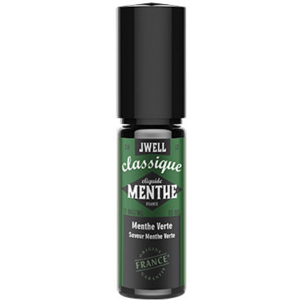 E-liquide menthe verte Classique JWELL en vente dans votre magasin de cigarettes electroniques