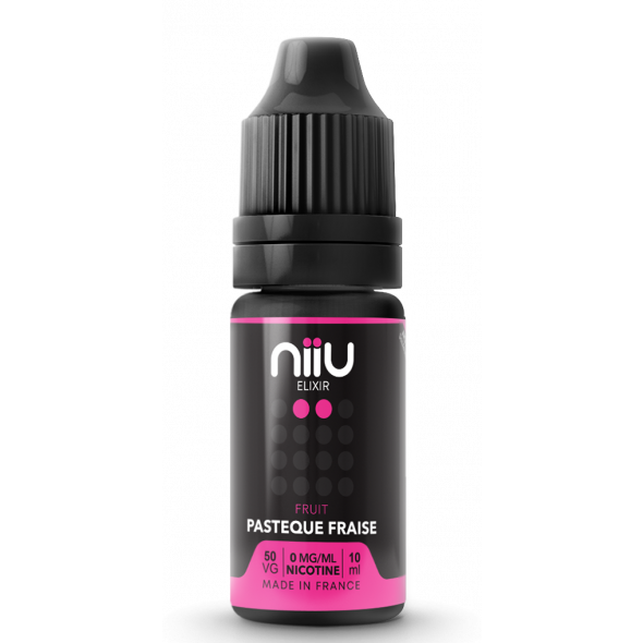 E-liquide Pastèque Fraise Niiu d'une contenance de 10ml avec ou sans nicotine vendu par le magasin de cigarettes électroniques JWELL Eden Servon en Seine-et-Marne (77)