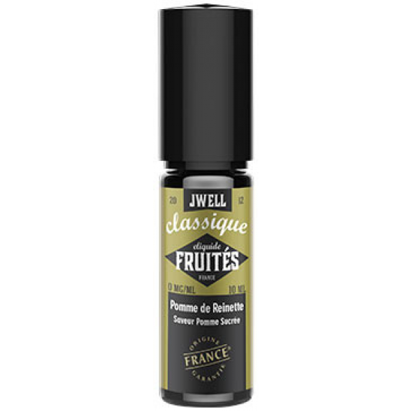 Liquide JWell Classique Fruité pour cigarette électronique aux saveurs de Pomme de Reinette