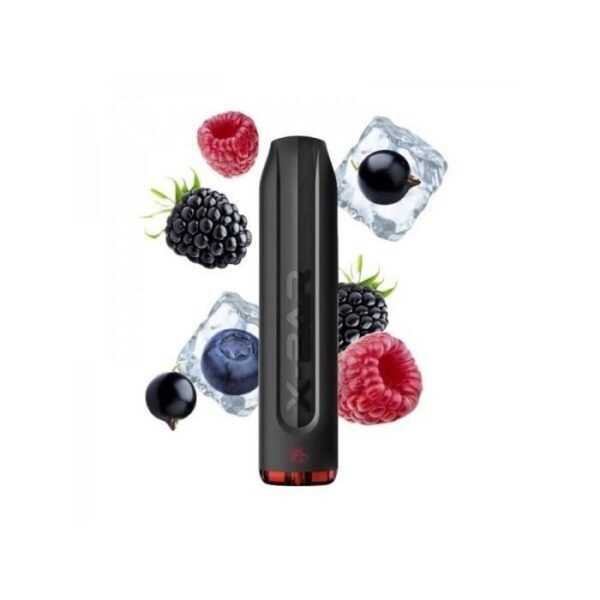 Puff X-BAR saveur baies fraiches (Fresh Berry) d'une contenance de 650 bouffées