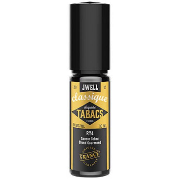 e-liquide aux saveurs de tabac accompagnés de notes de vanille et de caramel