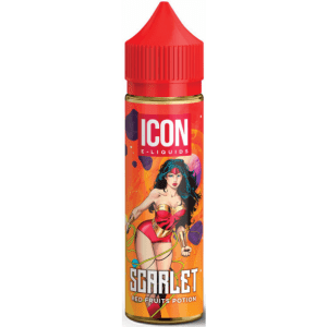 Scarlet de la marque Icon est un e-liquide aux saveurs de fruits rouges frais