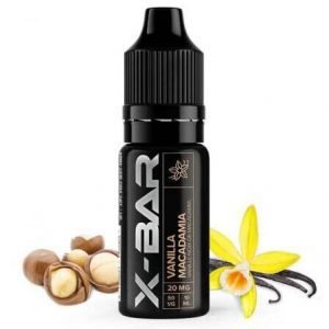 E-liquide au sel de nicotine Vanilla Macadamia (vanille macadamia) de la marque X-BAR