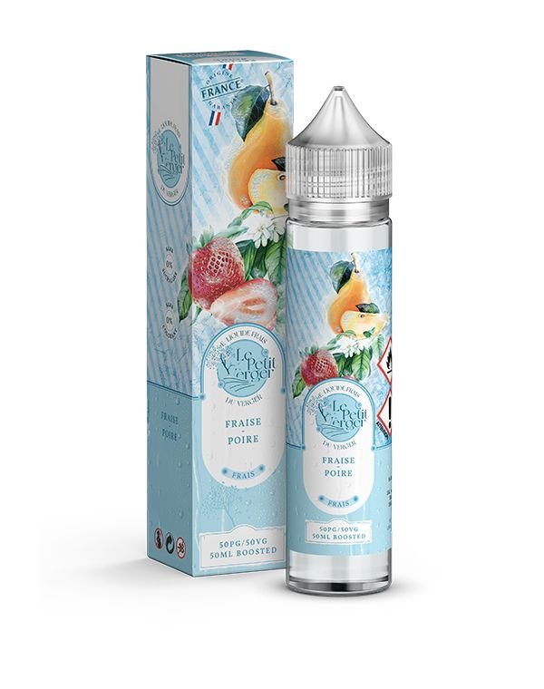 E-liquide fraise poire 50ml le petit verger frais