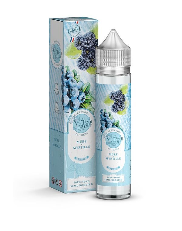 E-liquide mure myrtille 50ml le petit verger frais savourea