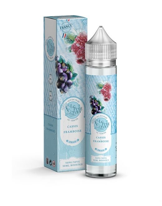 E-liquide cassis framboise 50ml le petit verger frais