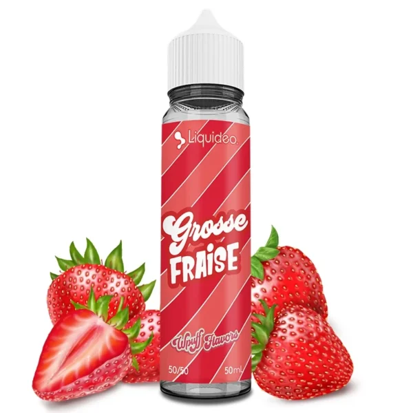 e-liquide grosse fraise 50ml liquideo wpuff flavour